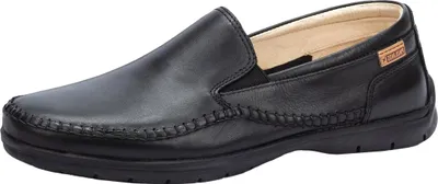 Produktbild von Pikolinos Herren Slipper Mokassin Halbschuh Leder Marbella M9A-3111, Größe:43 EU, Farbe:Schwarz