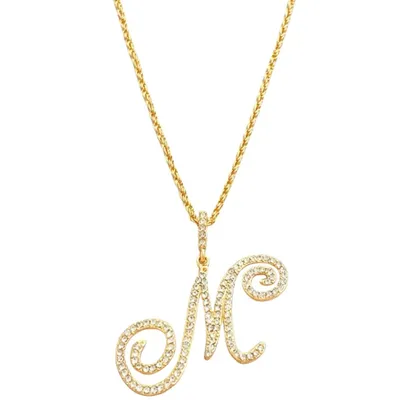 Image de Collier Lettre - M, Élégance Personnalisée KP34067