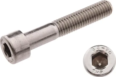 Zdjęcie produktu dla Gniazdo szesciokatne sruby cylindrów, ze stali nierdzewnej M8x45 - DIN912