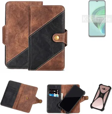 Produktbild von K-S-Trade Handyhülle Schutzhülle Bookstyle Case kompatibel mit Xiaomi Redmi 10 5G Klapphülle Cover Hülle Schutztasche 1x