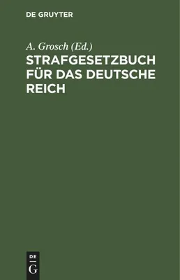 Produktbild von Strafgesetzbuch für das Deutsche Reich