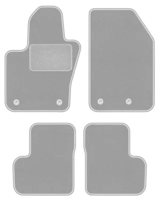 Immagine prodotto di Tappetini in moquette per Fiat 500X II 2018- (crossover) – set 4 pezzi, grigi, su misura – Wielganizator OSLO