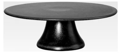 Produktbild von Tortenplatte aus schwarzem Eisen 22,5 cm