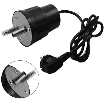 Produktbild von Elektrischer Grillmotor 220V – BBQ Drehspieß Motor mit Kabel, Für Gasgrill & Holzkohlegrill, Rotisserie Motor für Grillspieß & Spanferkel