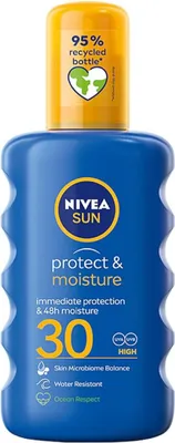 Zdjęcie produktu dla Nivea Nawilżający balsam w sprayu do opalania SPF 30, 200 ml