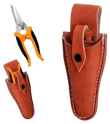 Produktbild von Gartenscheren Ledertasche, Werkzeugholster für Gartenscheren und Werkzeuge