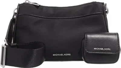 Image de Michael Kors Jet Set Medium Top-Zip Pouch Crossbody w Strap Black black black A0198606