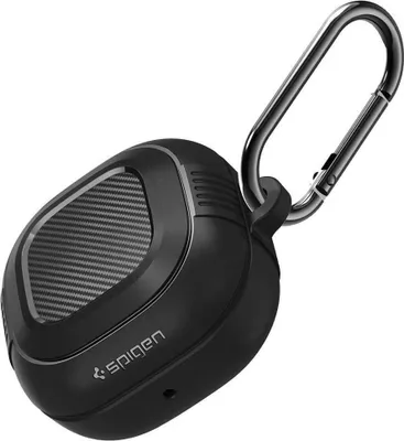 Produktbild von Spigen RUGGED ARMOR Samsung GALAXY BUDS 2 PRO / 2 / LIVE / PRO MATTSCHWARZ Handyhülle