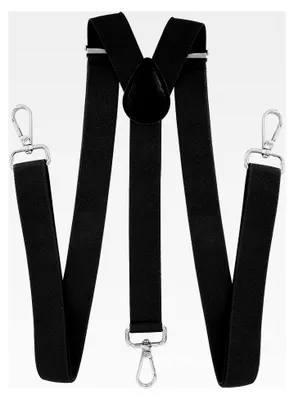 Produktbild von Herren Hosenträger mit 3 stabilen Karabiner-Verschlüssen, 2,5 cm breit, Y-Form, stufenlos verstellbar