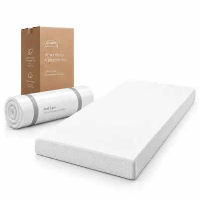 Productafbeelding van Merax ergonomische matrassen, 90x200 cm, H2/H3, schuimmatrassen, comfortabele deken met antislipdeeltjes en handgrepen, hoogwaardige kwaliteit