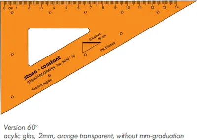 Obrázek produktu pro STANDARDGRAPH 9660/35 STANDARDGRAPH Geodreieck Constant 9660/35 35,0 cm