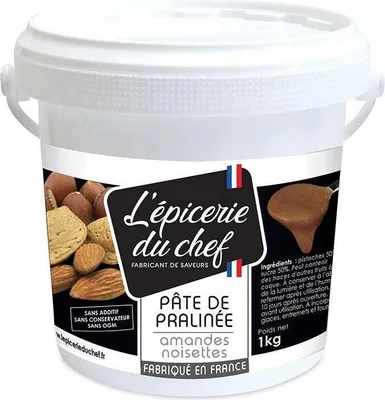 Produktbild von Haselnuss-Mandel-Pralinenpaste 1 kg