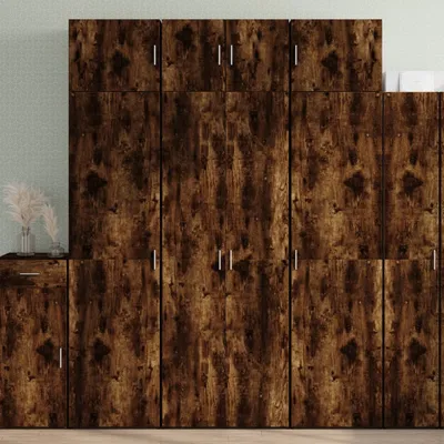 Produktbild von "2026 Promotion" Sideboard/Hochschrank - Räuchereiche 70x42,5x225 cm Holzwerkstoff - Kommoden CC13974