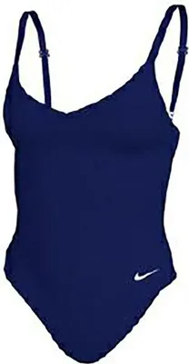 Immagine prodotto di Costume da bagno Nike Swim con scollo a V blu S donna blu S