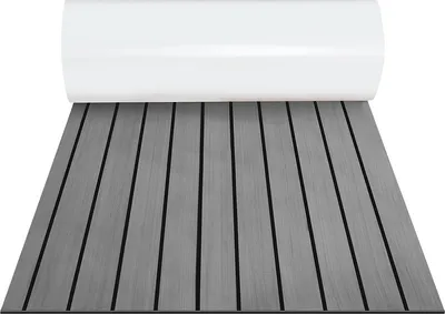 Produktbild von Yakimz podlahová rohož Palubný koberec EVA pena Teak Yacht Samolepiaca podlaha Palubná rohož Grey 240x90cm
