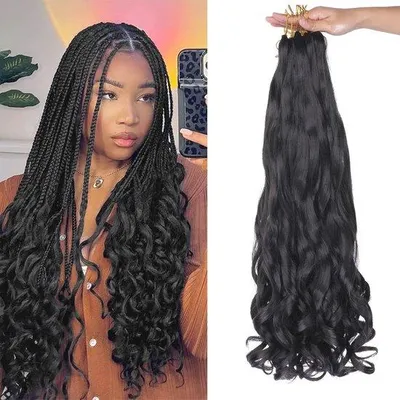 Productafbeelding van Franse haarverlengingen, 45 cm, golvend haar