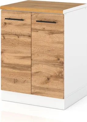 Zdjęcie produktu dla Szafka Kuchenna Stojąca Z Blatem Modułowa 60Cm Spremium Dąb Wotan