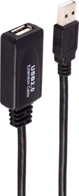 Obrázok produktu pre shiverpeaks BS13-26095 USB kábel 20 m USB 2.0 USB A Black (BS13-26095)
