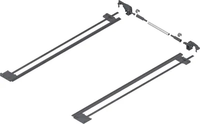 Produktbild von BLUM TANDEM Seitenstabilisierung, Nennlänge bis 600mm, passend zu Blum Vollauszug 560/566H