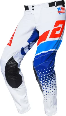 Image de Answer Elite Korza Pantalon de motocross, blanc/bleu, 30
