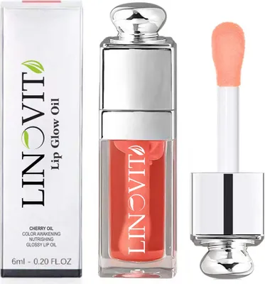 Image de Linovit® Huile à lèvres à l'huile de cerise douce, 6ml, Couleur 001 Pink