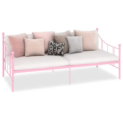 Immagine prodotto di Struttura del letto da giorno in metallo rosa 90×200 cm