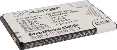 Immagine prodotto di TECHTEK Batteria compatibile con [Coolpad] E230, E506, F603, F608, S66 sostituisce CPLD-38