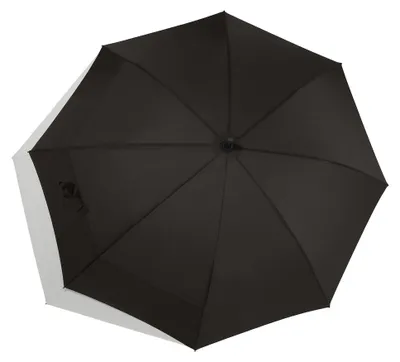 Immagine prodotto di doppler ombrello a bastone ombrello Fiber Long Automatic Move Black / Grey nero grigio