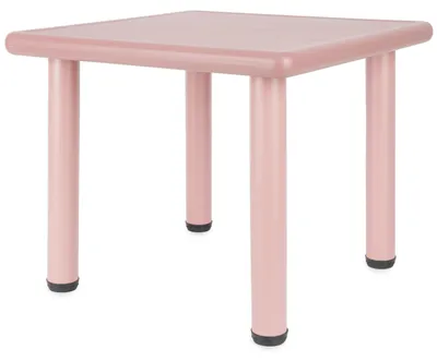 Produktbild von Bieco Kindertisch Groß Dreamy Rose 62x 62x 52 cm | Kinder Tisch | Gartentisch Kinder Kunststoff | Gartenmöbel Kinder Outdoor | Kinder Gartenmöbel Kindertisch Outdoor Plastik Tisch Kinder