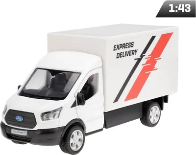 Image de Modèle réduit 1:43 RMZ Ford Transit Chassis Cab 2018, blanc