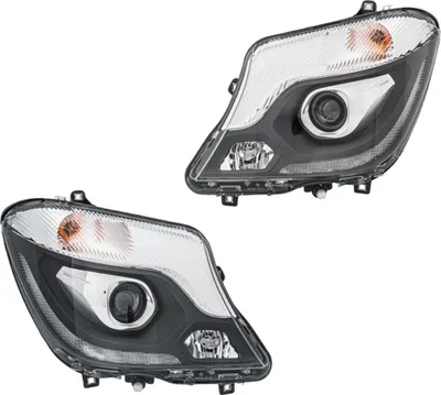 Image de Kit phares principaux 12 V LED PY21W D3S/H7 FF Bi-Xénon HELLA pour MB, entre autres