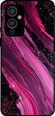 Image de Smartphonica Coque pour OnePlus 9 avec marbre
print - TPU back cover case marble design - Purple Pink