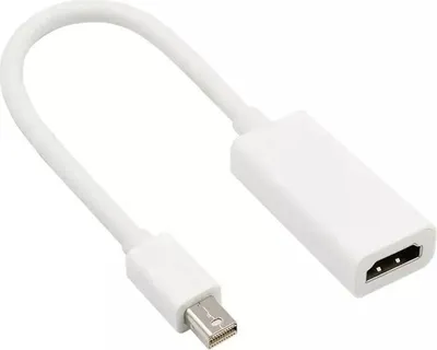 Produktbild von EWANTO 250mm Mini-DisplayPort auf HDMI weiß 1080P Full HD Kabel Adapter Multifunktionskabel HDK-02