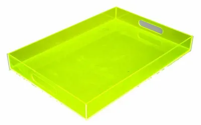 Immagine prodotto di Gift Company Tablett Tokio, rechteckig, Dekotablett, Serviertablett, Acryl, Grün, 36 x 25 cm, 1236401008