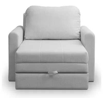 Produktbild von Selsey DEJANO - Schlafsessel - Hellgrau - 75x196 cm