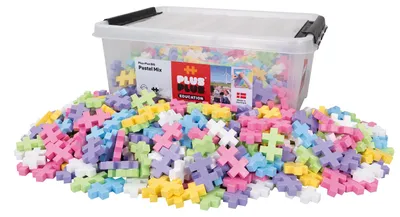 Productafbeelding van Klocki Plus Plus Big Pastel EDU, 400 stuks.
