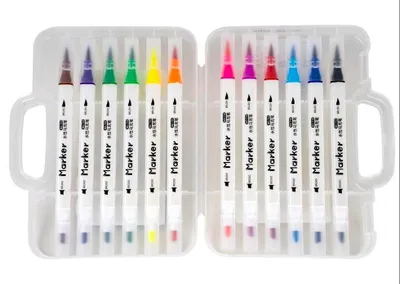 Produktbild von Marker dwustronny Bobdog 12 kolorów