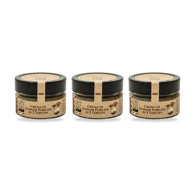 Produktbild von TubeORIGINAL Steinpilzcreme mit drei Trüffelsorten 5 % – 3er-Pack (3 × 80 g)