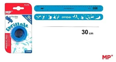 Zdjęcie produktu dla Elastyczna linijka niebieska 30 cm do rysowania