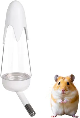 Obrázek produktu pro Nerezová láhev na vodu pro malá zvířata, objem 125 ml, vhodná pro křečky a králíky