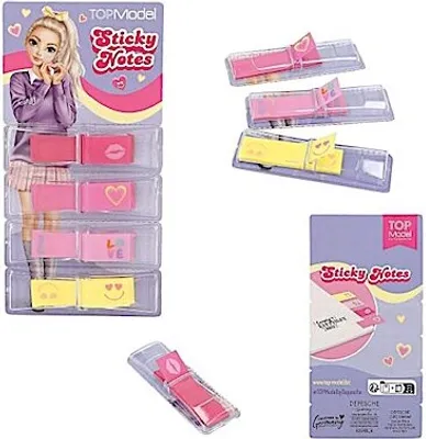 Produktbild von Depesche Sticky Notes 1 Set- 3x3 inches, 12 Count - Bunt, Stylish und Praktisch zum Beschreiben und Markieren von Unterlagen oder Buchseiten