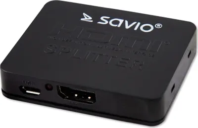 Obrázek produktu pro Savio CL-93, HDMI, 3840 x 2160 px, Černá, 3840 x 2160