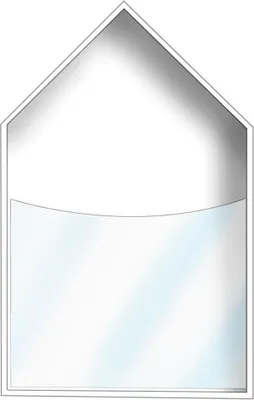 Image de PPD White Porte-serviettes, Porte-serviettes, Boîte à serviettes, bois / acrylique, blanc, 27.5 cm, 058101