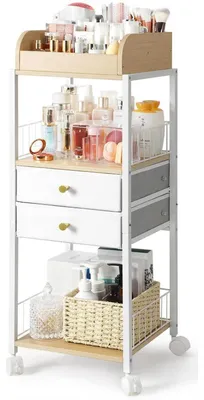 Obrázek produktu pro Velký organizér na make-up se zásuvkami a kolečky