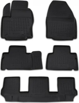 Immagine prodotto di Tappetini auto in gomma Novline Ford Galaxy 2006-2015 (7 posti) fissaggio ovale