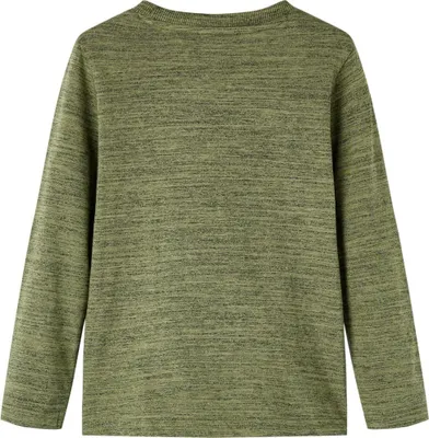 Immagine prodotto di vidaXL Camicia a maniche lunghe bambini cachi melange 104
