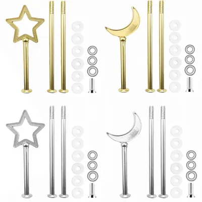 Produktbild von Set von 4 Etagère-Stangen für Hochzeitstorten
