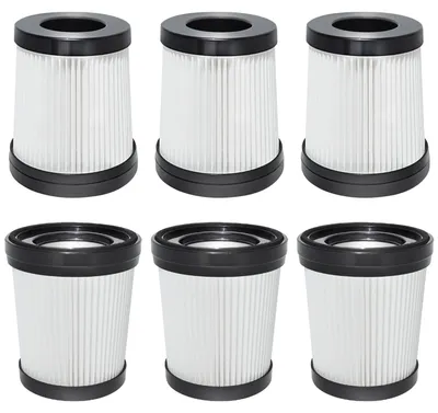 HEPA-Ersatzfilter, 6 Stück, für mehrere Roboterstaubsauger