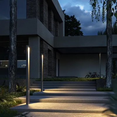 Produktbild von Maytoni Bonn LED Landschaftsbeleuchtung 25W Graphit IP65 Warmweiss