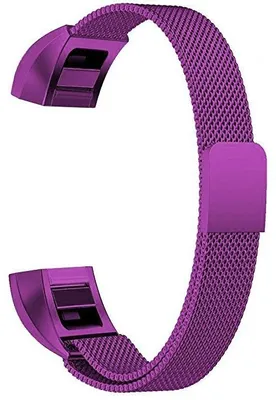 Produktbild von By Qubix passend für Fitbit Alta HR Milanaise-Armband - Größe: Small - Lila